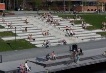 Skellefteå i höstsolen